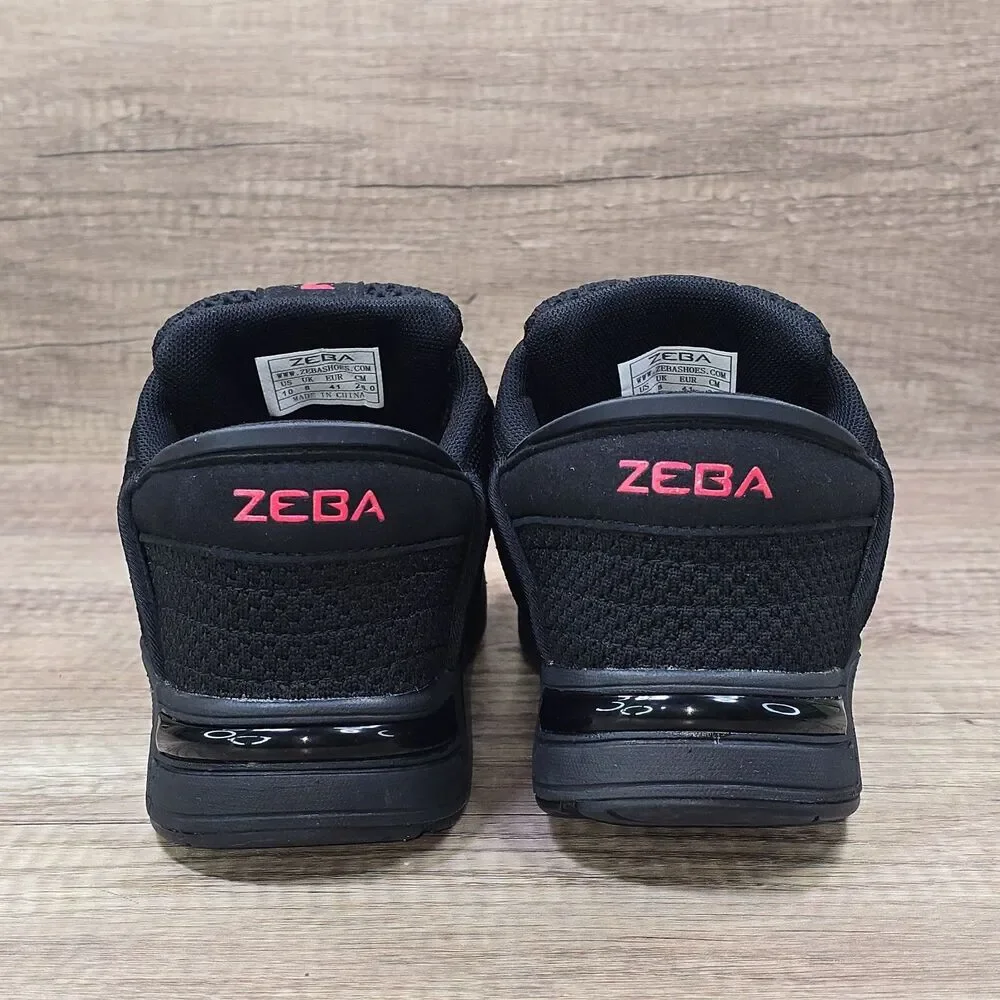 Zeba Hands Free Women's Size 10 Black Ember Red Slip On Walking Shoes Sneakers
